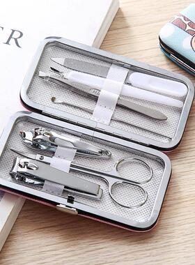 Cartoon Stainless Steel Nail Clippers Set, Home Manicure and