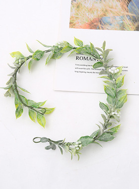 Women's forest style seaside vacation photo garland headdre