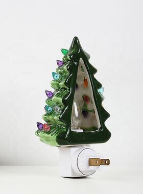UL 360  Rotating Plug Resin Christmas Tree Kitchen Bathroom