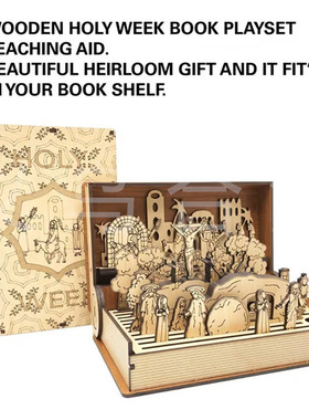 Family Easter Holy Week Gift, Easter Resurrection Scene Deco