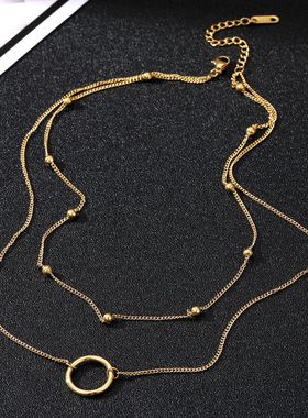 Non fading temperament, light luxury, gold-plated exquisite