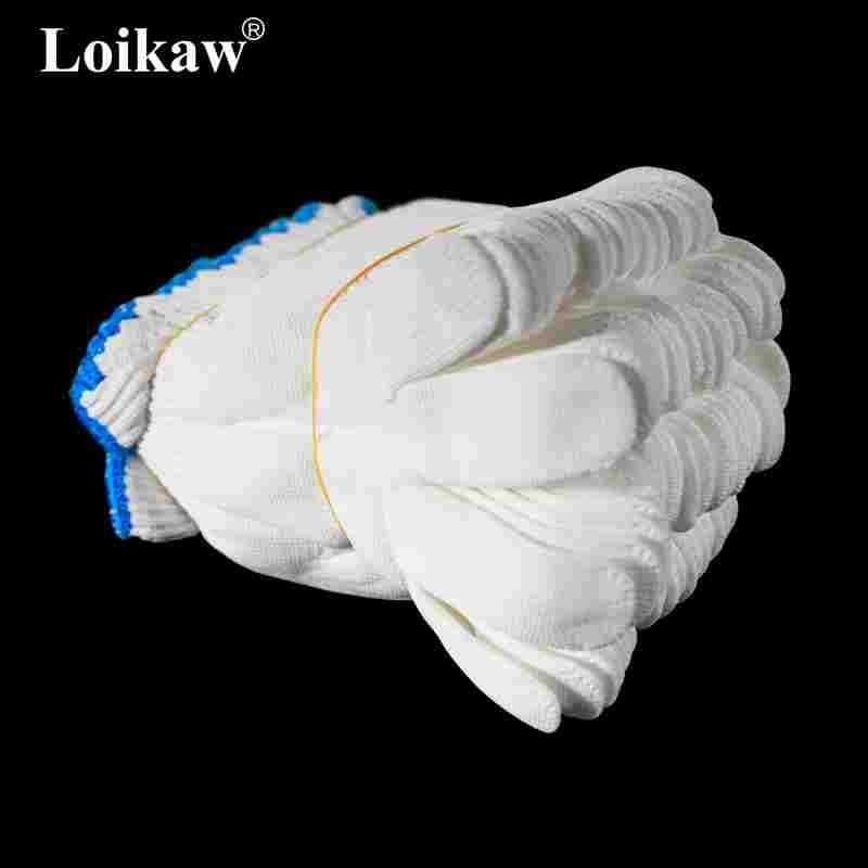 劳保线手套棉纱布耐磨劳动工作干活工地一次性薄款劳工男加厚棉线 - 图2