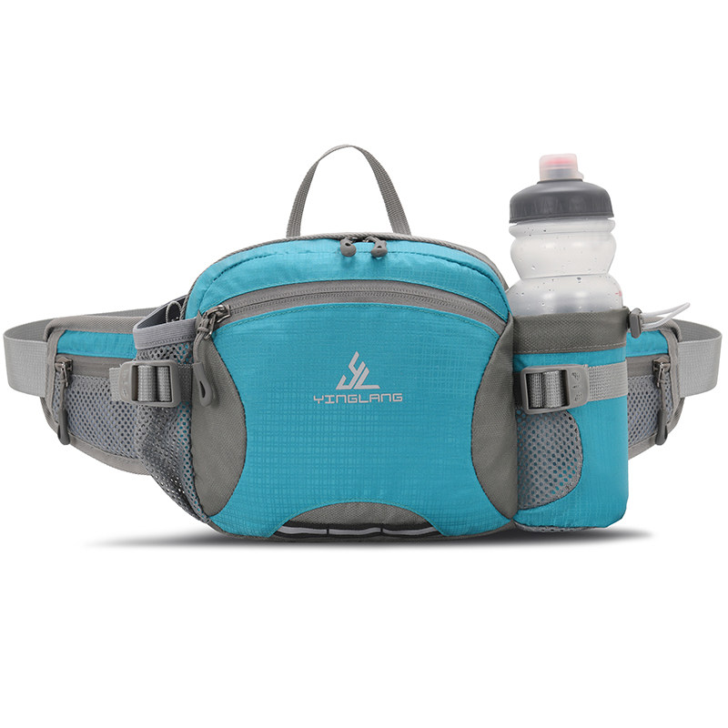 可放水壶腰包男女户外休闲斜挎包 鹰朗女士包袋
