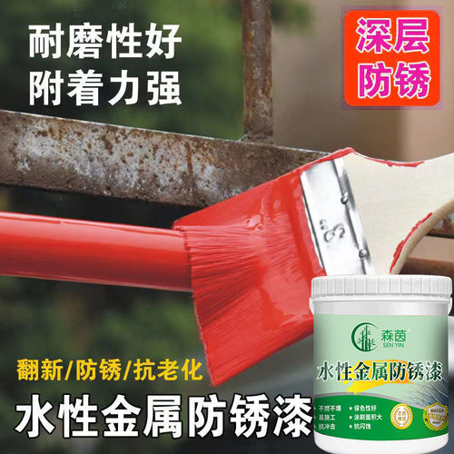 防锈漆金属专用防腐免除锈户外金属油漆防锈自刷水性门窗彩钢瓦SY - 图0