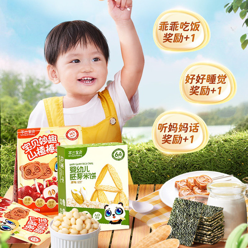 不二宝贝11件零食送无添加大礼包 不二宝贝磨牙棒/饼干