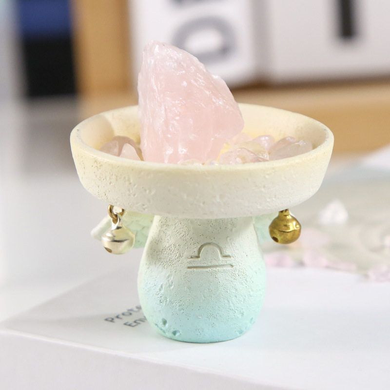 正版十二星座PAI水晶盲盒原石小豆丁摆件创意手办矿石生日礼物女,淘宝优惠券,粉丝福利购,淘宝优惠卷