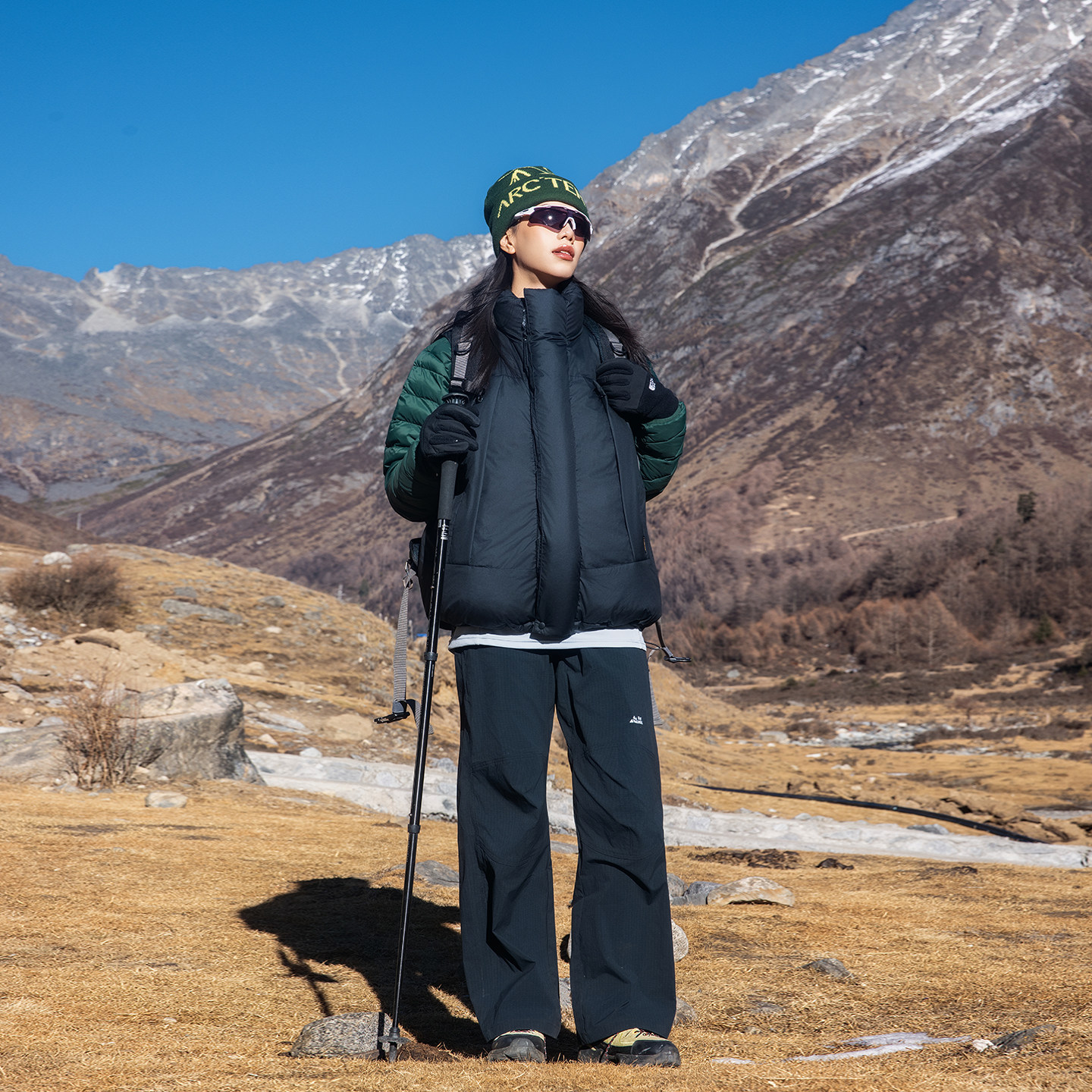 冬季新款无袖坎肩叠穿棉马甲男女同款情侣装户外工装棉服外套,淘宝优惠券,粉丝福利购,淘宝优惠卷