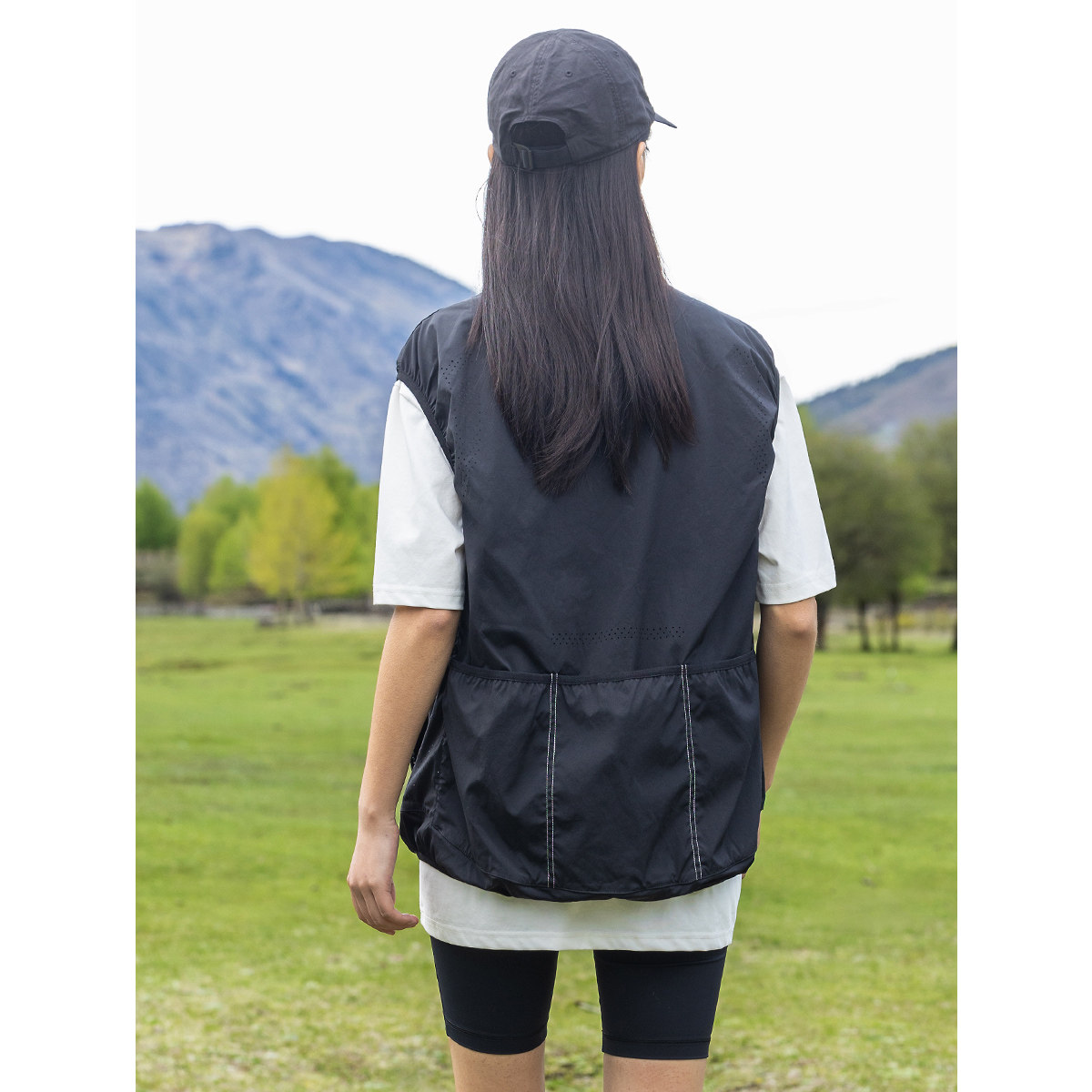 EFTC 夏季山系户外立领双头拉链马甲男 后背反光条宽松无袖坎肩,淘宝优惠券,粉丝福利购,淘宝优惠卷