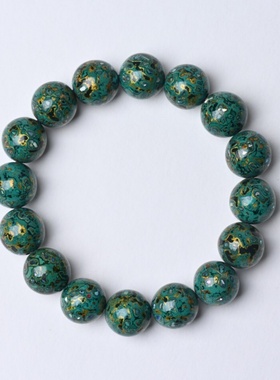 非遗传承大漆珠手串女纯色多手链