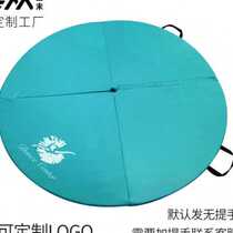 Gymnastics Rings Aerial Yoga Steel Pipe Dance Mat High Altitude Fall Protection Sponge Four Fold Round Thickened Fitness