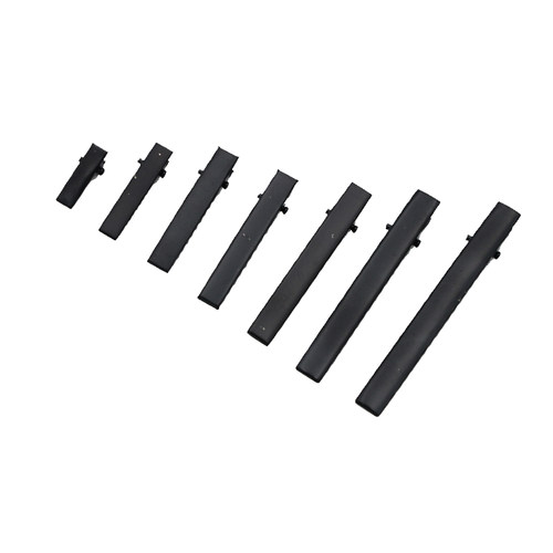 黑色一字夹哑光磨砂金属发夹DIY手工发夹配件材料加厚发卡鸭嘴夹 - 图3