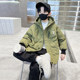 Boys' quilted jacket autumn and winter 2025 new style medium and large boys' cotton coat plus velvet and thickening to overcome the trend of foreign style