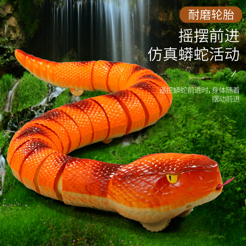 儿童仿真眼镜蛇昆虫网红遥控玩具 奇森玩具创意/整蛊玩具