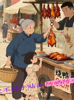 治愈系80后童年记忆贴画海报客厅出租屋怀旧回忆墙上墙贴自粘贴画