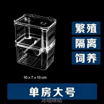 Small Fish Tank Isolated Box Ornamental Fish Breeding Box Peacock Spawning Room Hatchbox Two-in-one Isolated Bucket Fish Fish Tank