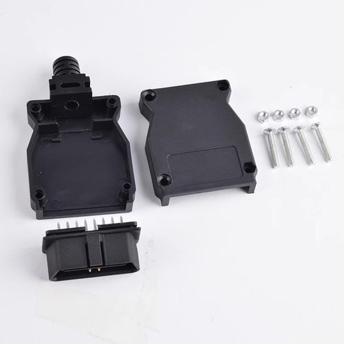 汽车公头接头OBD2 16pin连接器 16针公头OBD插头组装式宝马外壳 - 图3