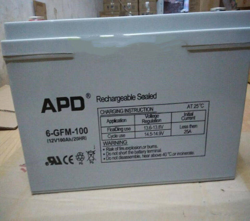 德国APD蓄电池6-GFM-100 12V100AH UPS电源/直流屏铅酸蓄电池-图0