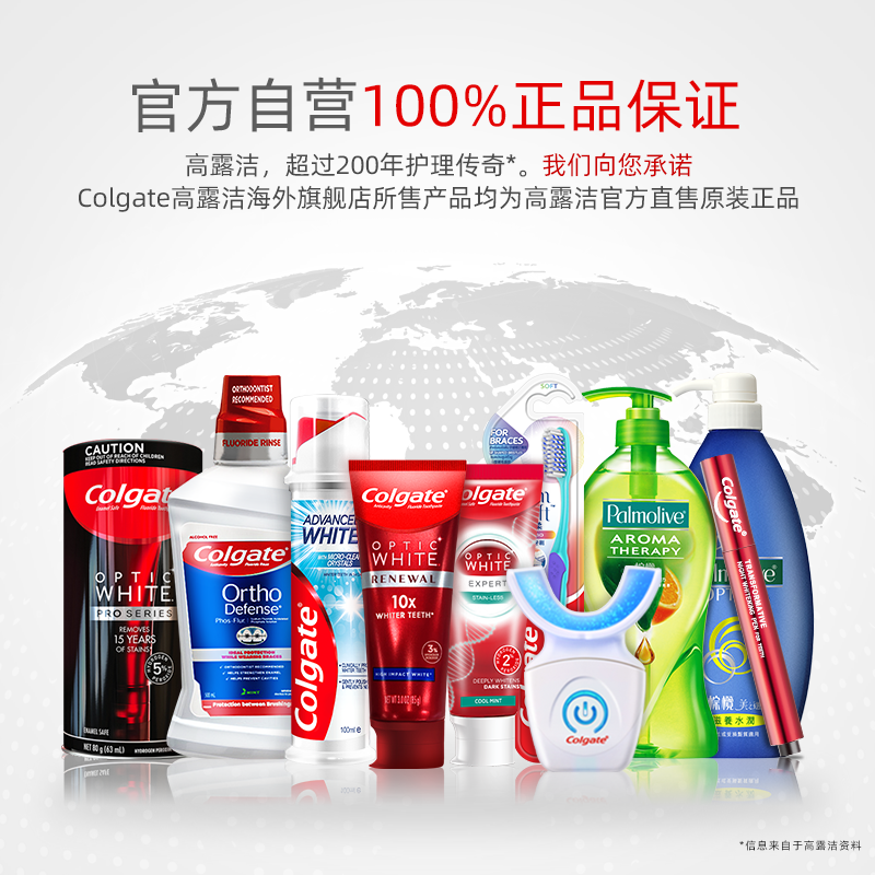 高露洁氨基酸牙龈护理温和亮白含氟 Colgate高露洁海外牙膏
