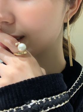 西班牙马略卡12mm正圆高级气质强光珍珠戒指指环