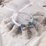 Шарф, милый слюнявчик, аксессуар с бантиком, в британском стиле