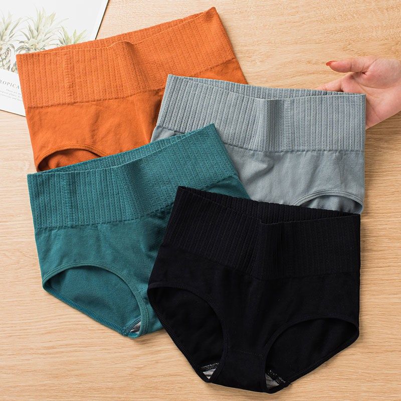 高腰内裤女纯棉抗菌石墨烯透气收腹无痕中腰大码三角短裤夏季薄款,淘宝优惠券,粉丝福利购,淘宝优惠卷