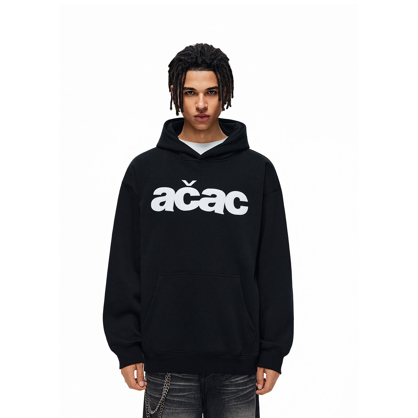 【Achock官方店】acac系列潮牌简约贴布刺绣连帽卫衣美式套头外套,淘宝优惠券,粉丝福利购,淘宝优惠卷