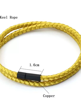 2025年新款简约风格龙骨绳手链适合男女双层缠绕百搭个性设计手绳