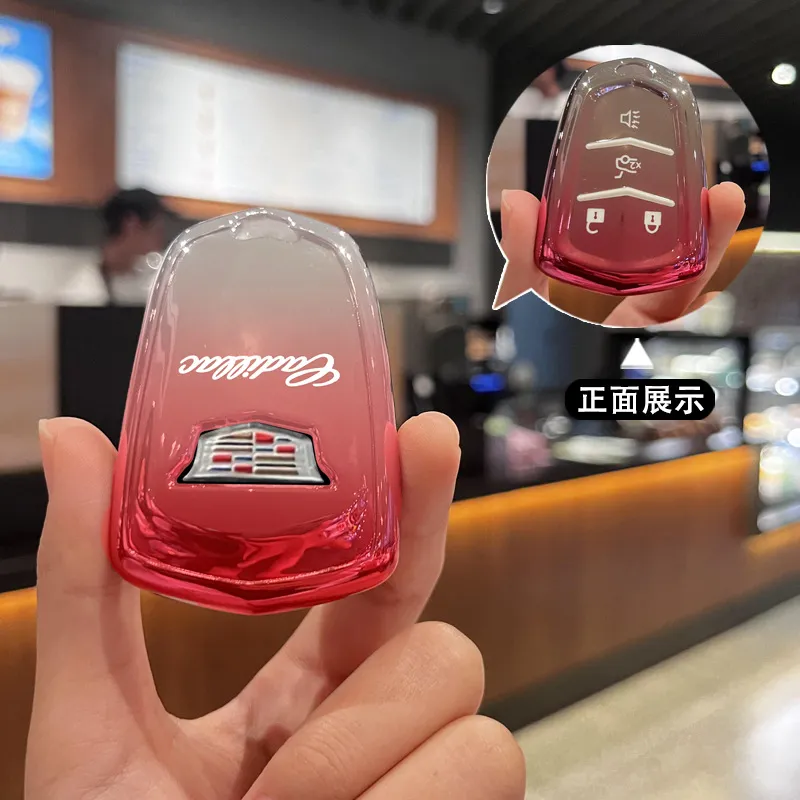 适用于凯迪拉克xt5钥匙套xt4 xt6女壳atsl ct5 ct6 xts包扣时尚sy - 图0