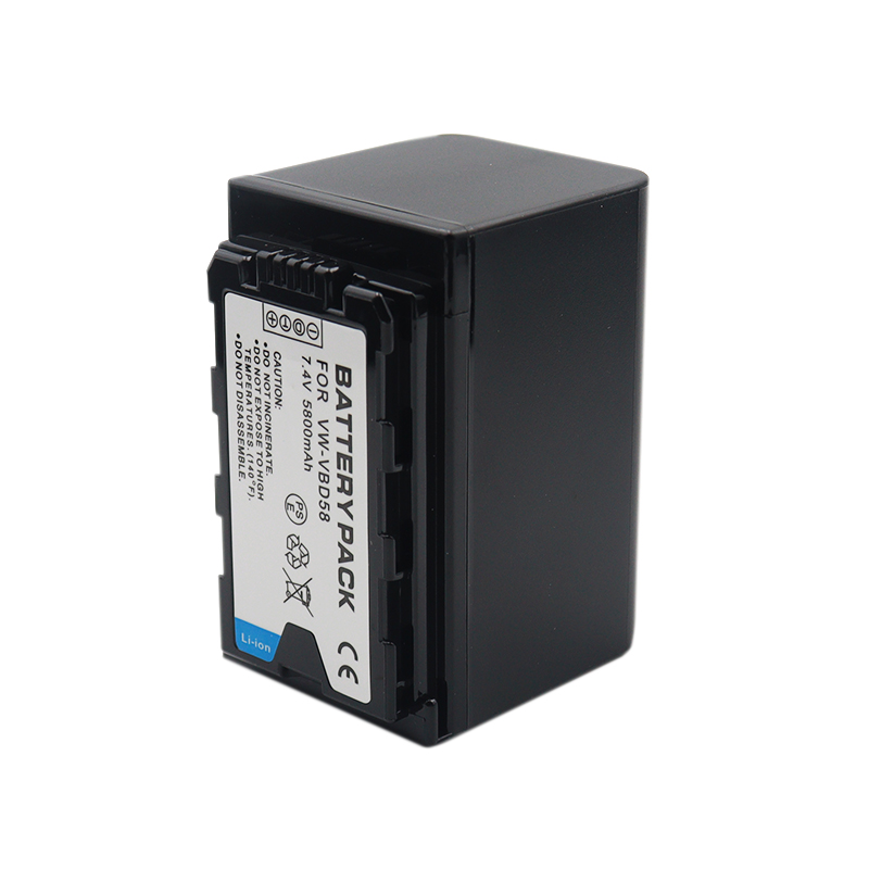 适用于Panasonic松下VBD58电池充电器UX90 PX270 MDH3 170MC AJ-PX298 HC-X1500 UX180MC摄像机VW-VBD58座充