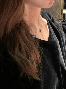 项链女【恶魔之心】轻奢小众生日礼物送女友闺蜜高级感项链锁骨链