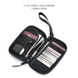 Нейлоновая универсальная портативная сумка для паспорта, вместительная и большая сумка для хранения, бумажник, из натуральной кожи