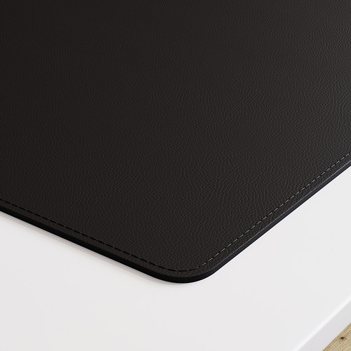 鼠标垫超大号电脑桌垫办公室桌面键盘皮革高级感书桌垫子桌布定制-图1