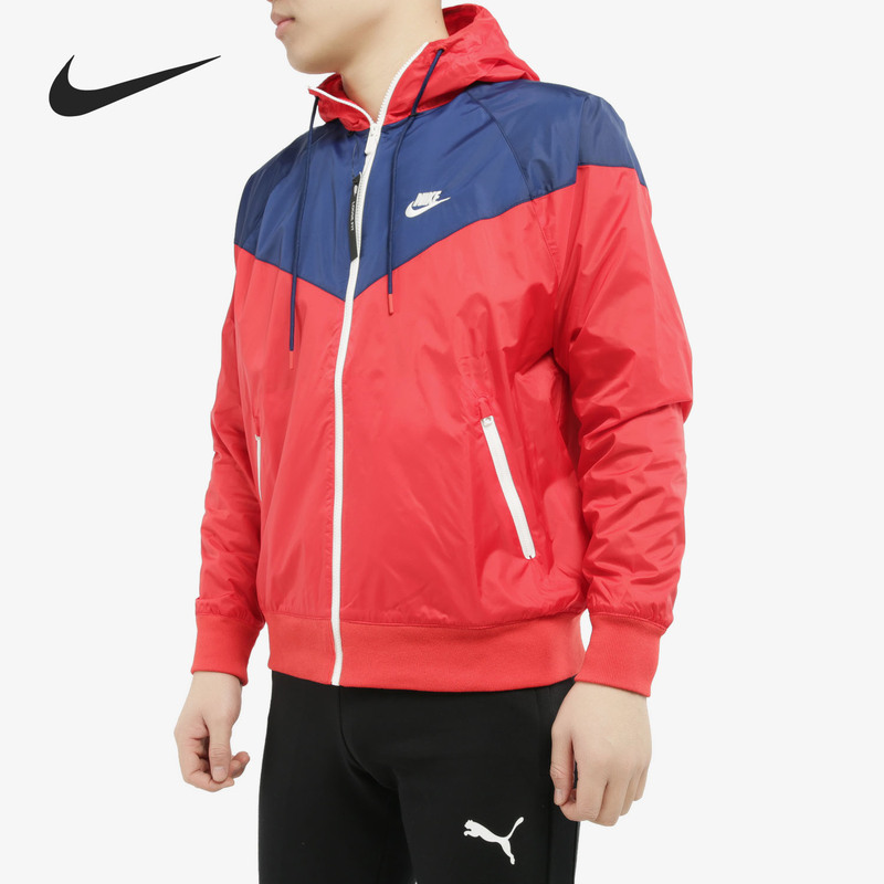 Nike/耐克正品 春秋 WINDRUNNER 经典男子夹克外套AR2192 - 图0