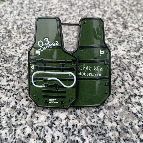 三角洲深蓝盾牌游戏周边金属三角洲盾牌网红潮玩玩具可开合礼物 - 图3