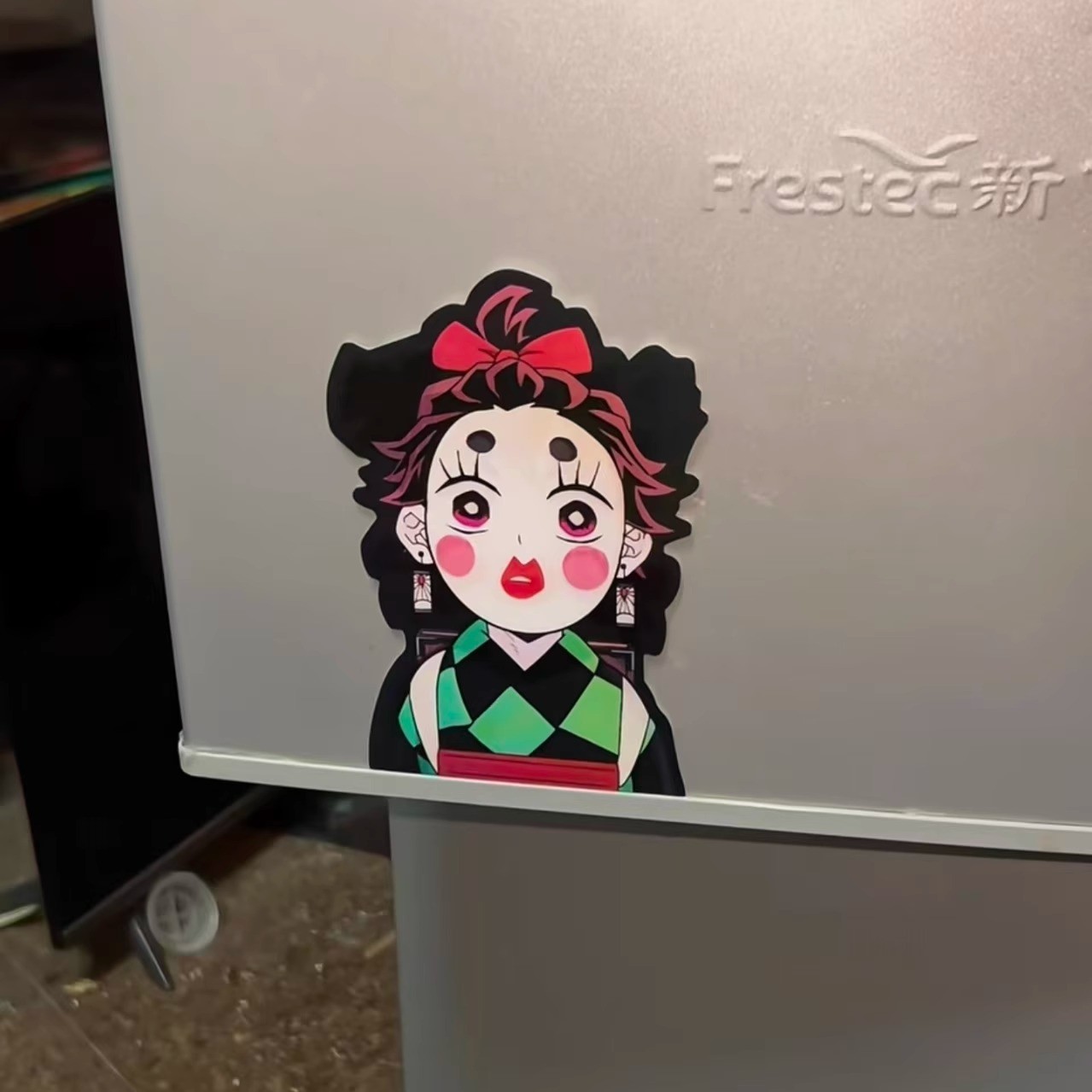 鬼灭之刃光栅卡3d可变换无限城炭治郎善逸伊之助周边防水搞怪车贴 - 图0