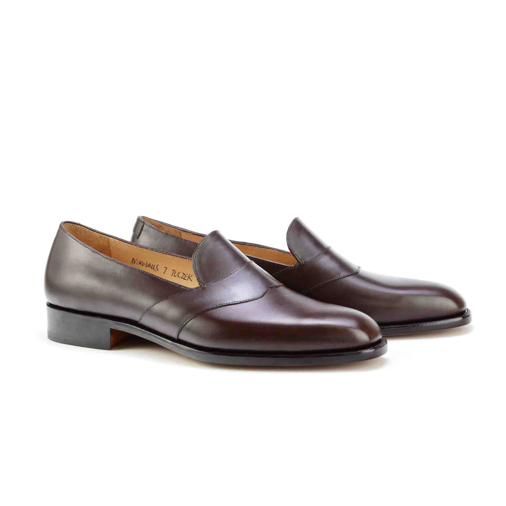 复古手缝沿条环保正装皮鞋乐福 Nikolaus | fp付沛长期主义之选 - 图1