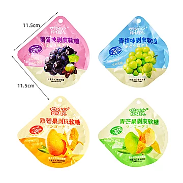 可剥皮的果汁软糖！任选16包[74元优惠券]-寻折猪