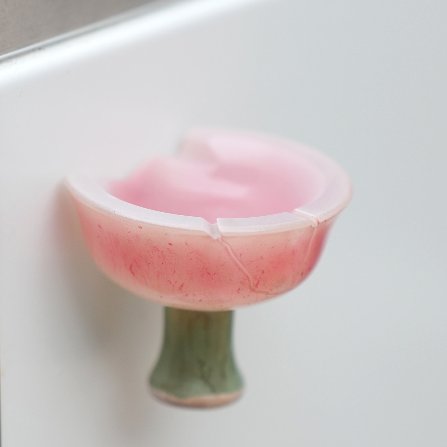 【杭州博物馆】馆藏文物复刻影青釉里红高足杯粉绿冰箱贴家居创意,淘宝优惠券,粉丝福利购,淘宝优惠卷