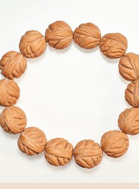 天然野生秦岭龙纹小核桃核佛珠