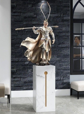 斗战胜佛落地地中海高级高档客厅齐天大圣镇宅中式家居孙悟空厂家