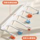 Door rear hook without punching door back storage coat hook bedroom bathroom clothes traceless storage rack