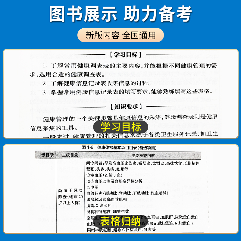 人卫正版官方健康管理师培训教材基础知识2022年国家职业资格证考试三级教程全套资料试题报名营养师书籍初级书真题库试卷习题2022