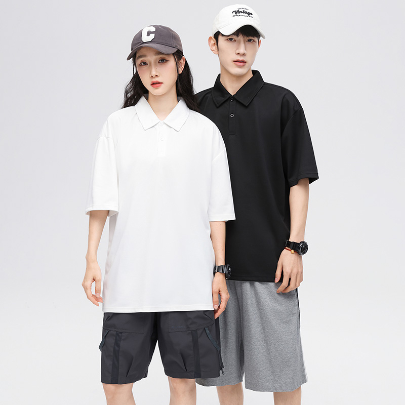 ProteusBoy短袖polo衫男夏季情侣日系学生休闲运动翻领t恤上衣服T