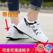 Wheel Slide Shoes Walkable Shoeshoe Women Summer Adults Children Summer Nets Red Adult Boy With Shoes With Wheels