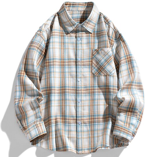 Huili long-sleeved shirt jacket for men in spring and autumn