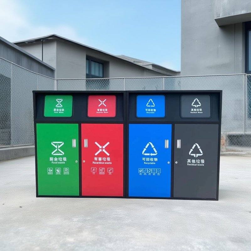 户外分类回收箱240L小区垃圾桶环卫带盖大型废物收集箱定制垃圾桶,淘宝优惠券,粉丝福利购,淘宝优惠卷