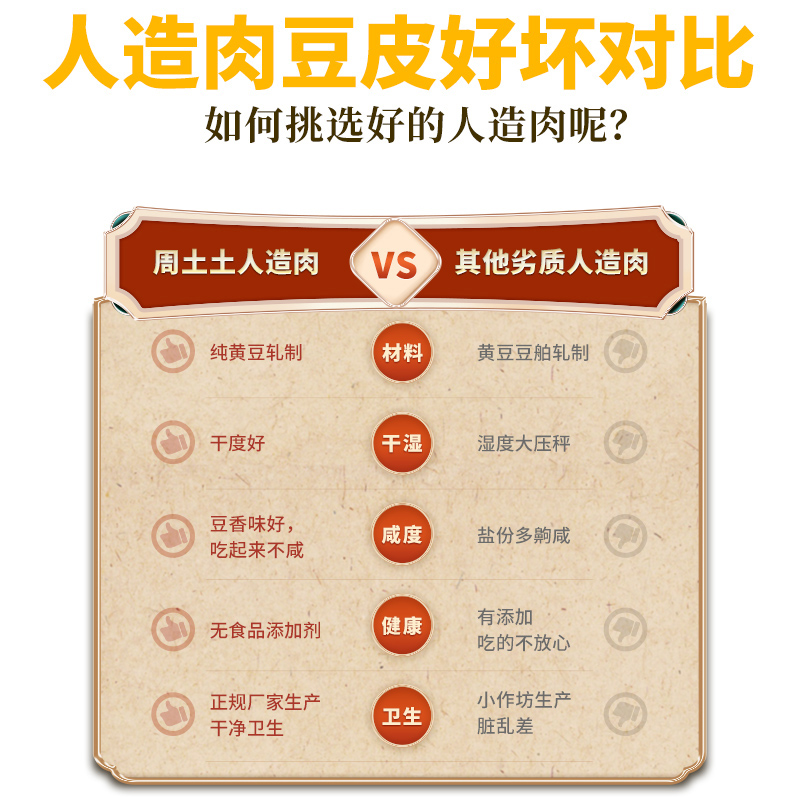 河南特产人造肉豆制品纯豆皮老式素肉蛋白肉大豆干货手工农家批发