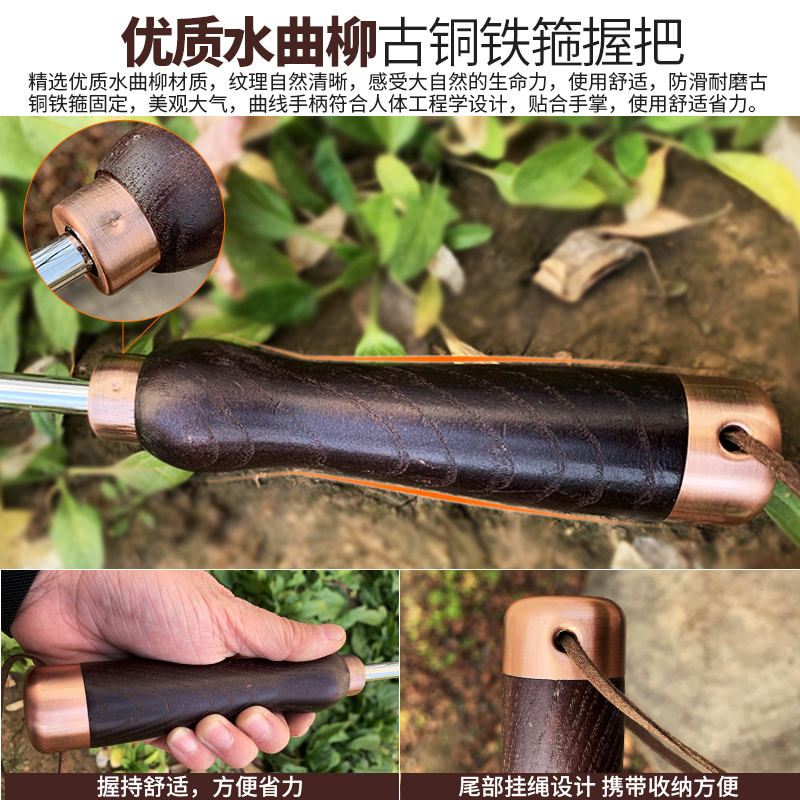 不锈钢小铲子挖土园艺赶海套装工具种花养花盆栽种菜户外农用神器