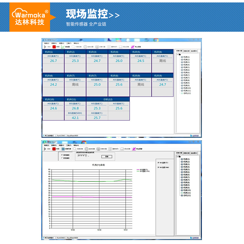 DL10-M485温度传感器变送器modbus RTU工业测温计防水防尘高精度-图2