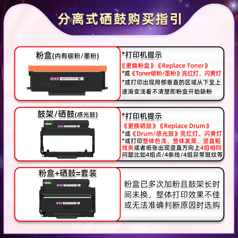 TL-5150/H/X可加粉墨粉盒DL-5150鼓组件通用奔图BM5150ADN激光5155ADN打印机BP5150DN专用硒鼓BP5155DN炭粉盒 - 图2